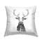 Stupell Industries Winter Deer Wearing Scarf Throw Pillow